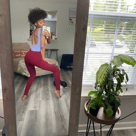 Burgundy Skinny Dress Pants For Any Occasion Double Zipped Extra Comfort - Picture 15 of 16